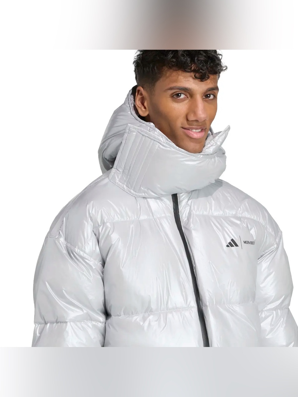 Adidas x Moon Boot Padded Puffer Jacket Silver KA3517 Mens Large